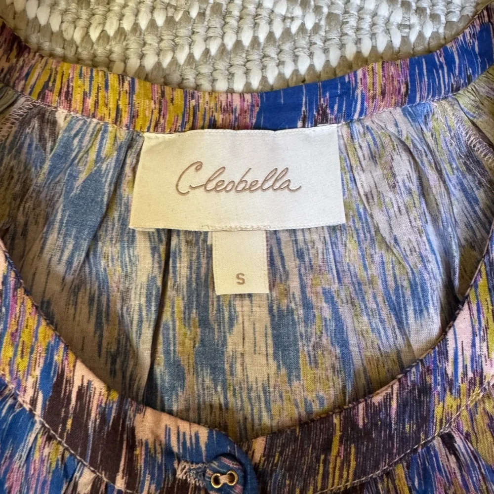 Cleobella Multicolor Puff Sleeve blouse - Picture 3 of 5